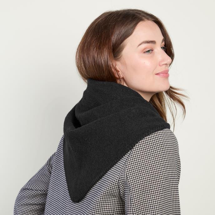 Isotoner® Ladies Triangle Scarf Black Extra Image 5